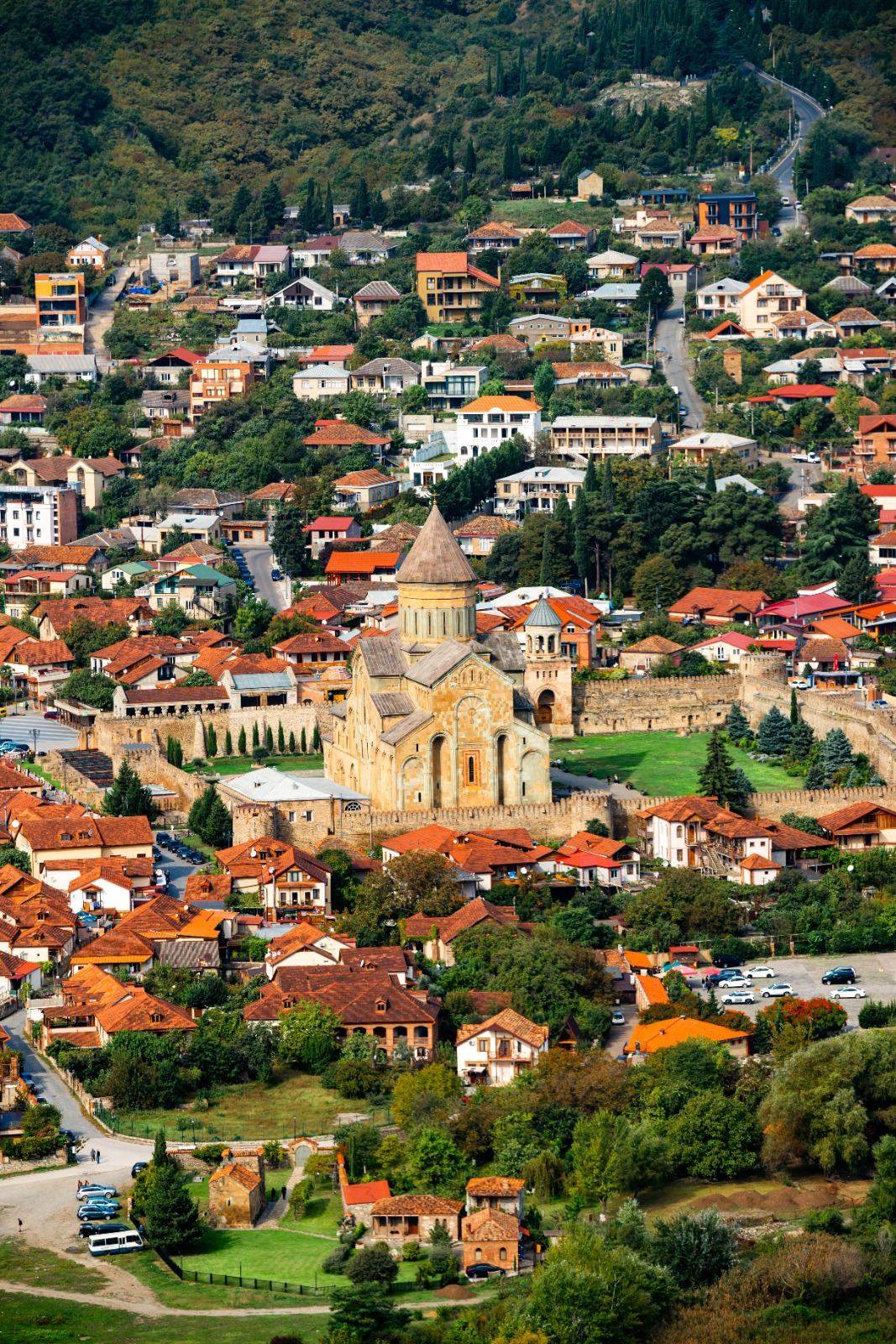 Svetitskhoveli Cathedral in the ancient city of Mtskheta